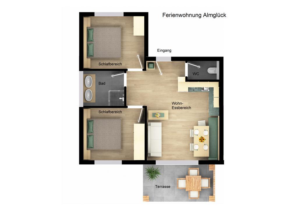 Almhaus Nassfeld Lejlighed Sonnenalpe Nassfeld Eksteriør billede
